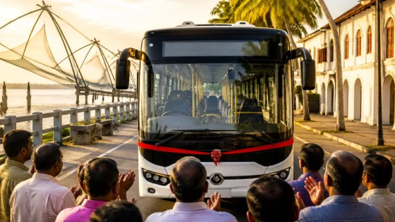 KSRTC restarts Fort Kochi–Kochi Airport AC bus service to ease tourist and commuter access in Kochi
