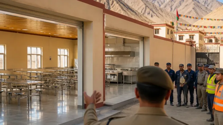 Ladakh DGP inaugurates upgraded dining hall, kitchen and barracks at Leh jail