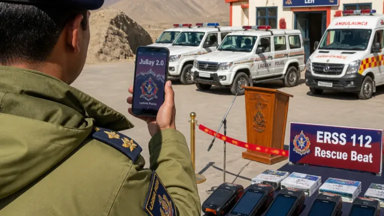 Ladakh LG unveils Jullay 2.0 app, e-challans and ERSS expansion to bolster policing and tourist safety