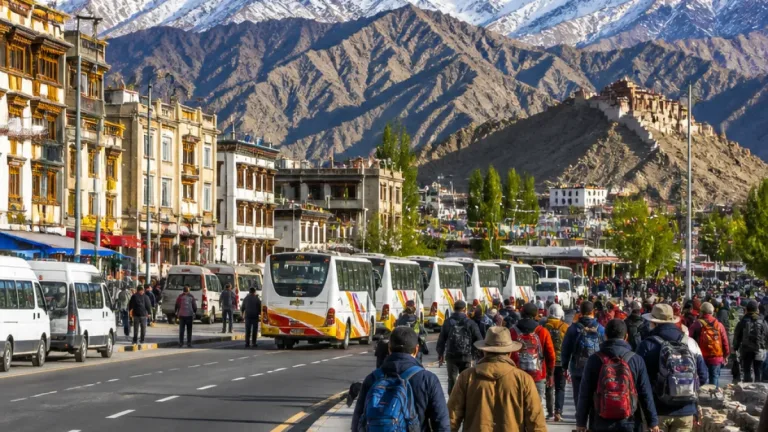 Ladakh records 3.30 lakh tourists in Jan–Jul 2026, nears 2025 total on infrastructure push