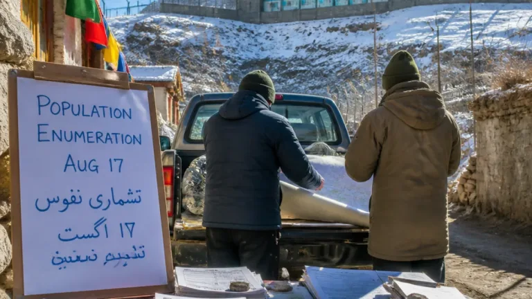 Ladakh to pilot Population Enumeration with open-column caste entry; PE begins Aug 17 in snowbound areas