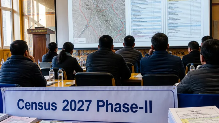 Leh officials trained in detailed procedures as district prepares for Census 2027 Phase‑II