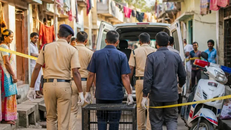 Leopard cub rescued after straying into Amravati residential locality