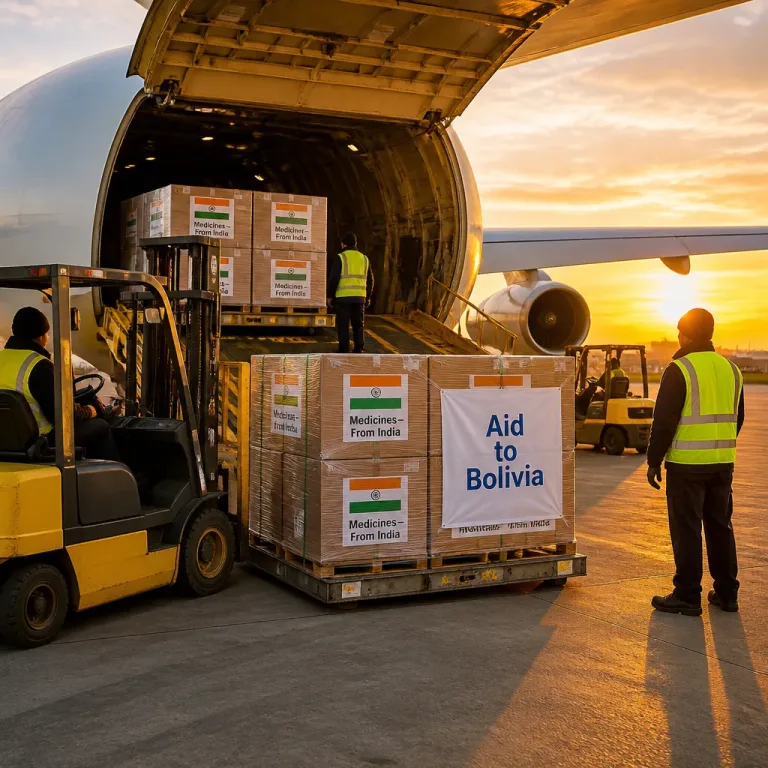 India sends 8 tonnes of essential medicines to Bolivia, underlining Global South ties