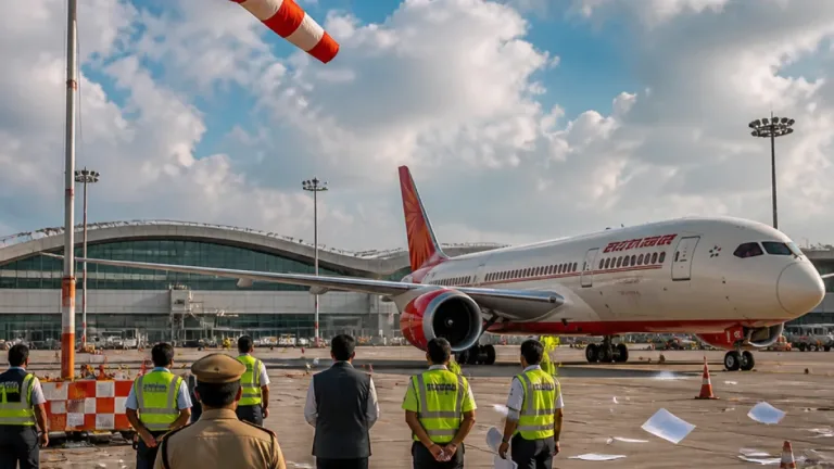 Lucknow airport go‑around: Ministry seeks DGCA report after Air India flight carrying Rahul Gandhi aborts first landing