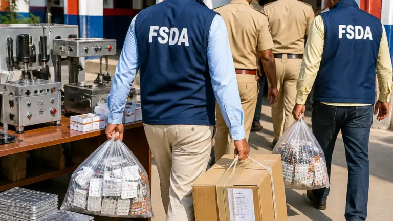 Lucknow probe links fake-drug supply to Saharanpur; FSDA registers FIR, seizures made