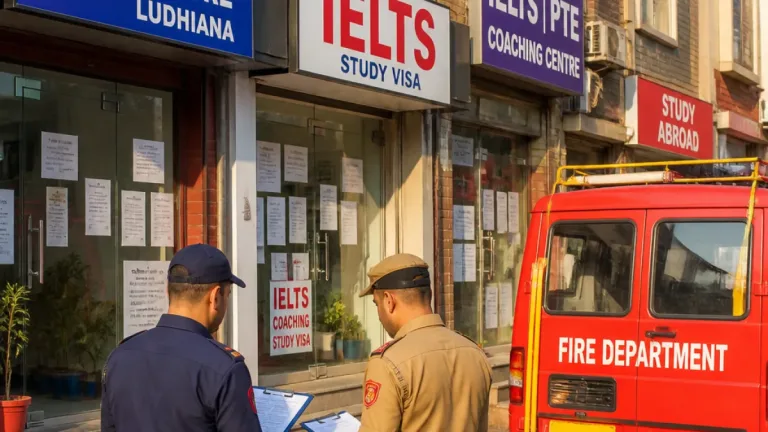 Ludhiana fire department issues notices to 40 coaching and IELTS centres in fresh safety review