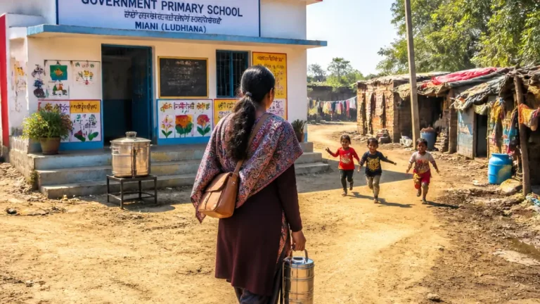 Ludhiana teacher goes door-to-door to bring migrant children to school at Miani village