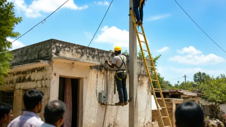 Madurai family gets electricity after 17-year wait as officials erect new pole