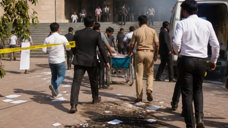 Man Sets Himself Ablaze Outside Ahmedabad Metro Court; Court Premises Panic Ensues
