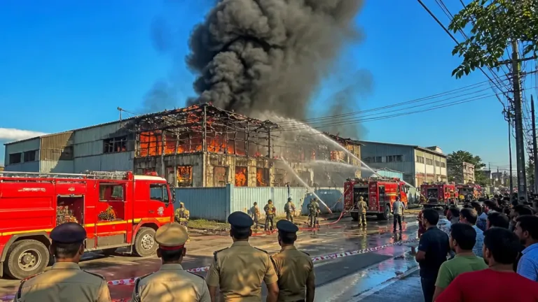 Massive blaze guts plastic unit in Siliguri industrial estate; probe ordered