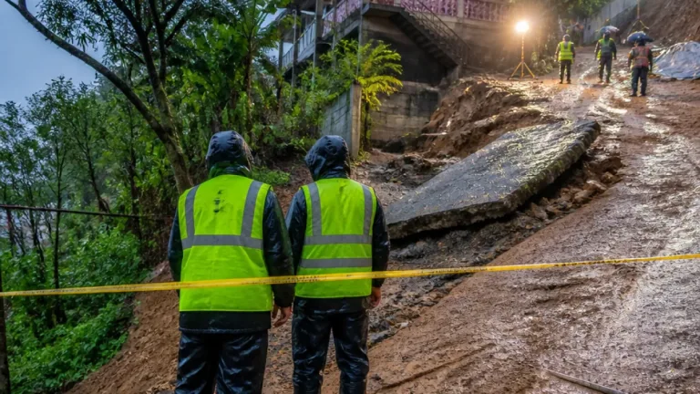 Minor landslide in Guwahati’s Geetanagar after heavy pre-dawn rain; no injuries