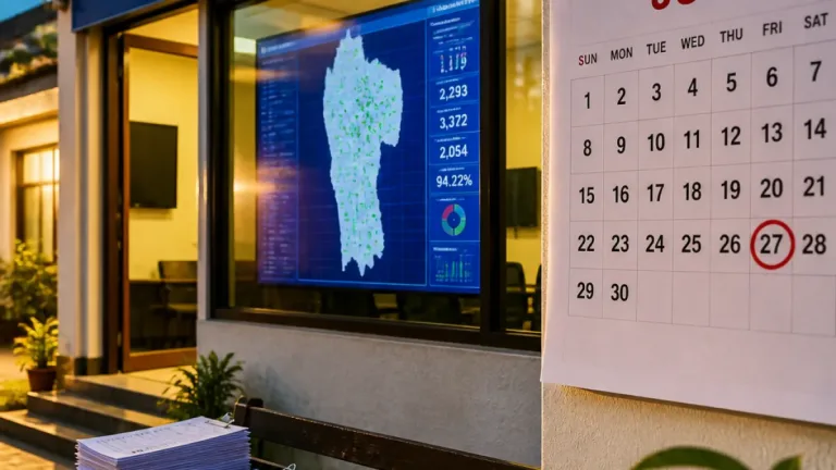 Mizoram finishes 100% digitisation of electoral enumeration forms three days early