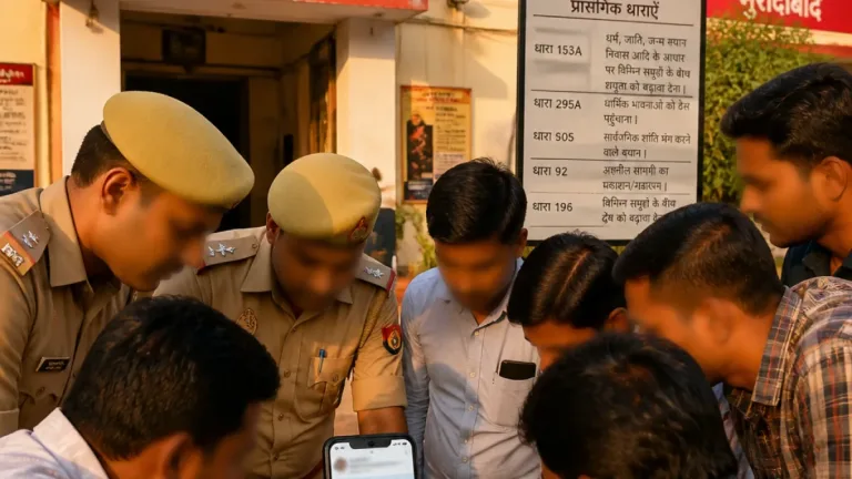 Moradabad man detained, booked after abusive Instagram comments on burqa-clad Kanwariya