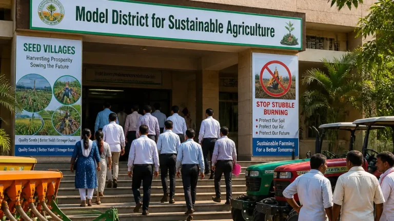 MoS Chandrasekhar urges making Guntur a model district for sustainable agriculture