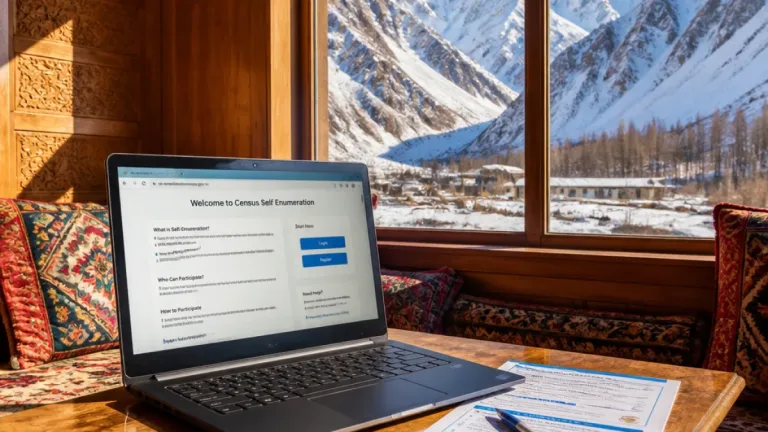 MP Mohmad Haneefa completes self-enumeration as Kargil opens Census-2027 online window