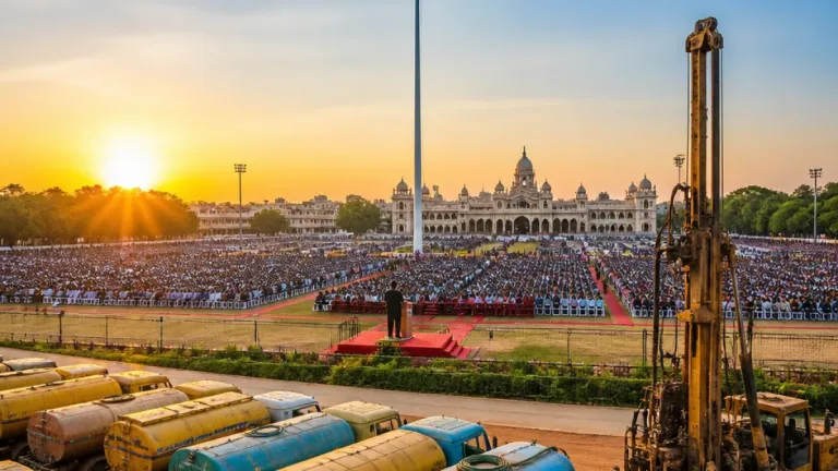 Mysuru celebrates 80th Independence Day; district water shortage, welfare schemes highlighted
