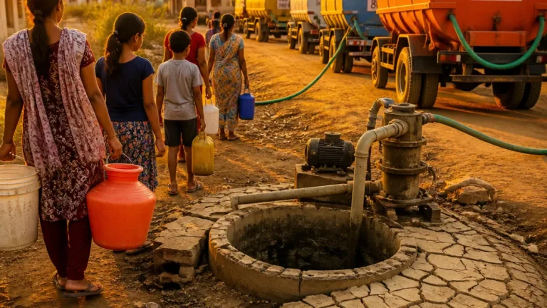 Mysuru outskirts face acute water crisis as borewells fail, project delays blamed