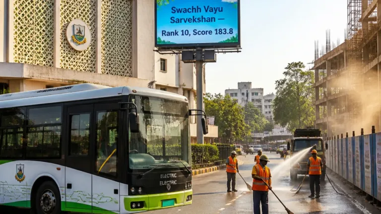 Nagpur retains 10th place in national clean-air ranking, score dips to 183.8