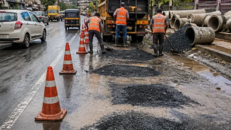 Nashik civic body says 5,000 potholes filled in 10 days as pressure mounts on road repairs