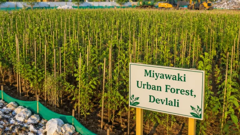 Nashik's Devlali dump yard turned into 1.4-hectare Miyawaki urban forest with 42,000 saplings