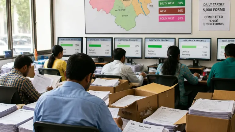 Nearly 34% of SIR forms pending in Delhi; large deletions likely from electoral roll
