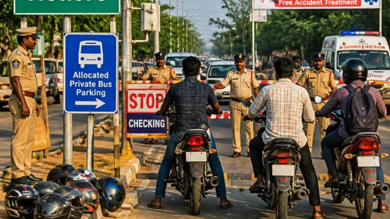 Nellore collector orders strict helmet checks, boosts victim support and safety infrastructure
