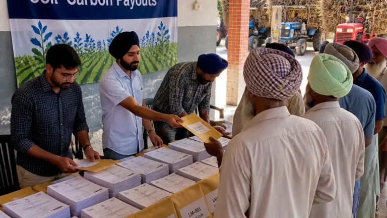 Over ₹2.9 crore paid to 2,550+ Punjab and Haryana farmers in first soil‑carbon payouts