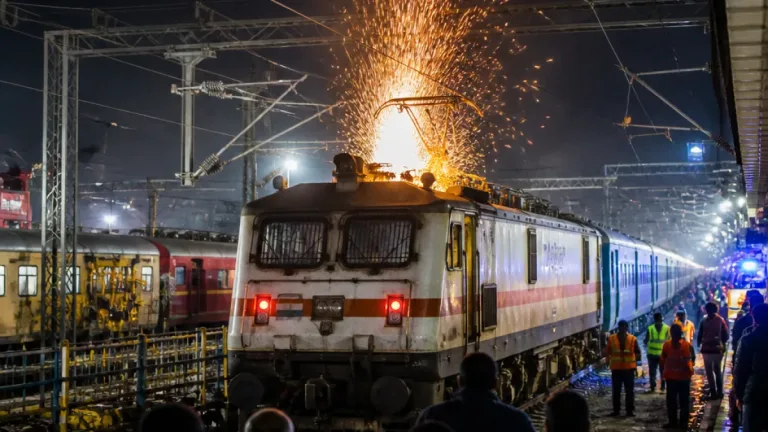 Pantograph failure stalls Izzatnagar Express at Gorakhpur Junction, sparks cause panic