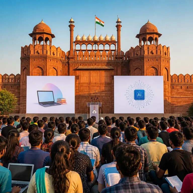 Modi announces free online coaching and AI training for 10 million youth; outlines growth agenda