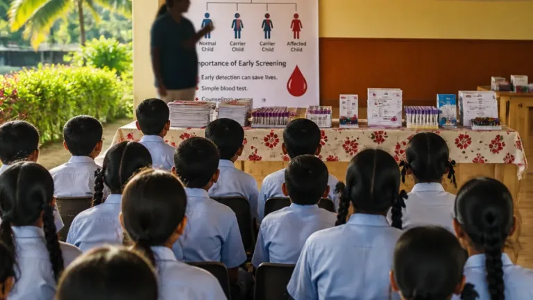 Port Blair NGO holds thalassaemia awareness camp at VKV School, Lamba Line