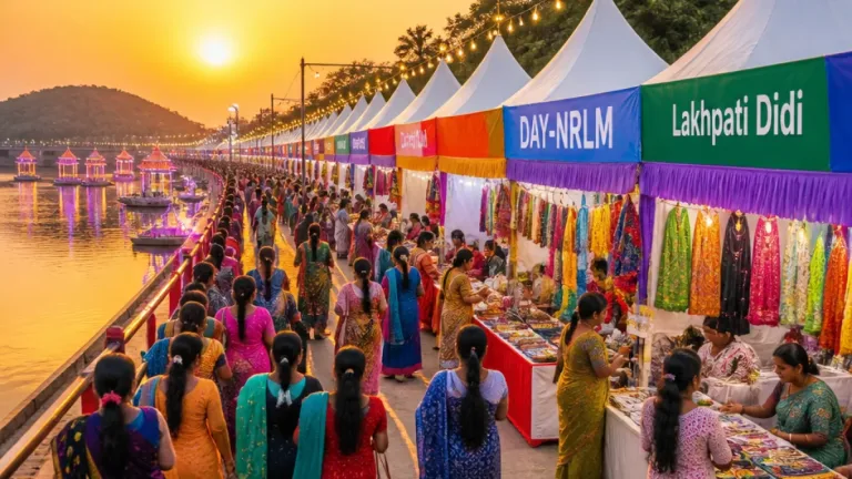 President inaugurates first National SARAS Mela in Vijayawada to spotlight women entrepreneurs