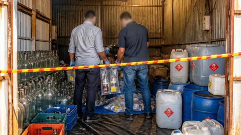 Probe into Bhavnagar hooch deaths widens as police seize nearly 10,000 bottles in Kutch