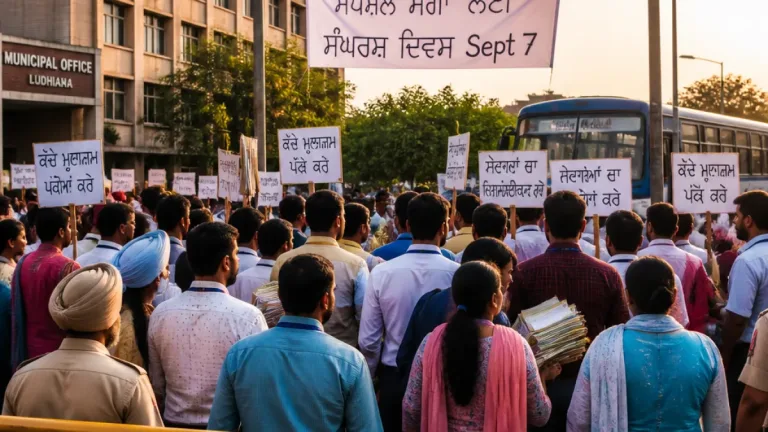 Punjab government staff set September 8 mass leave, give Sept 7 deadline to withdraw showcause notices