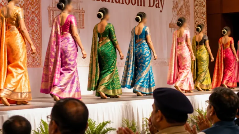 Raipur event sees former women Naxals walk ramp at National Handloom Day