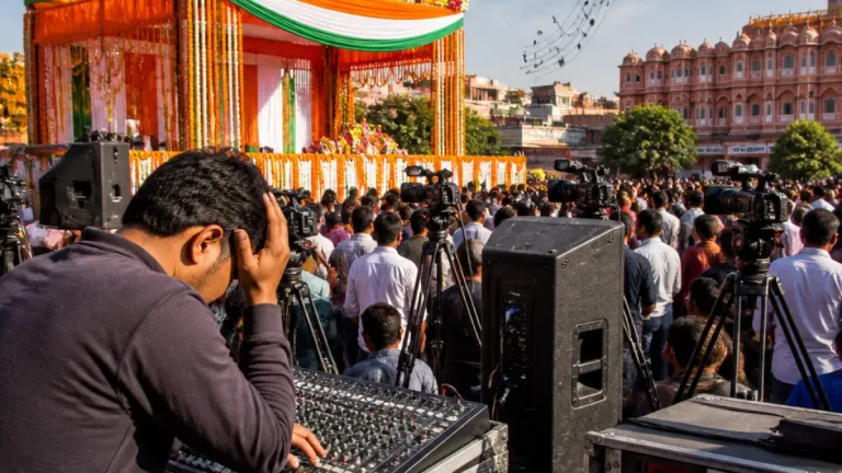Rajasthan BJP chief apologises after alternate Vande Mataram rendition played at Badi Chaupar I-Day event