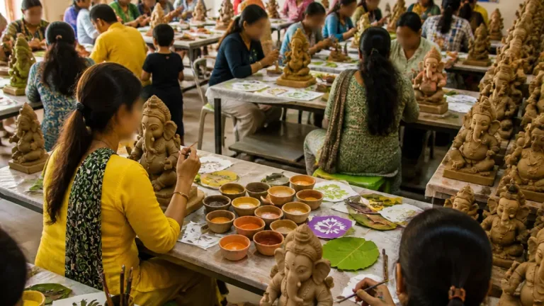 Rajkot workshop trains 215 residents to make eco-friendly Ganpati idols ahead of Ganeshotsav
