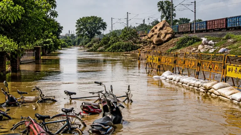 Rising rivers, landslide debris disrupt traffic and rail services near Gaya; low-lying areas inundated