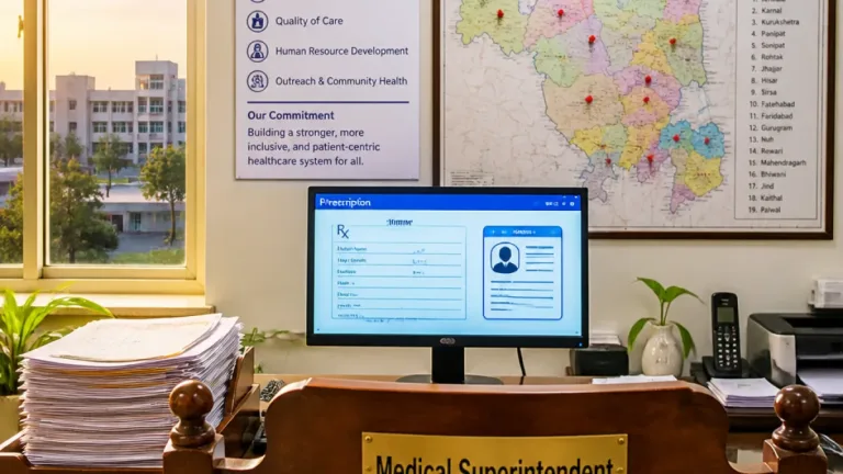 Rohtak medical superintendent urges national review of health delivery, proposes digitised prescriptions