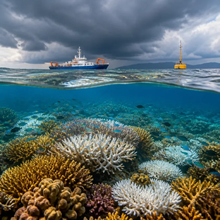 Late-summer monsoon helped ease bleaching on Great Barrier Reef, AIMS survey finds