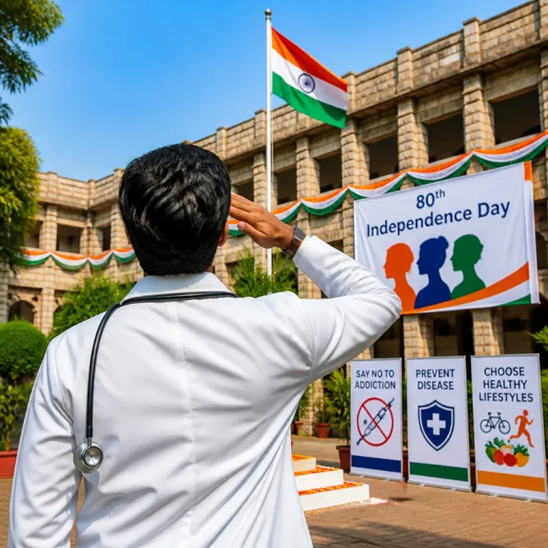 PSG Health Science Institutions mark 80th Independence Day, spotlight women freedom‑fighters and public‑health challenges
