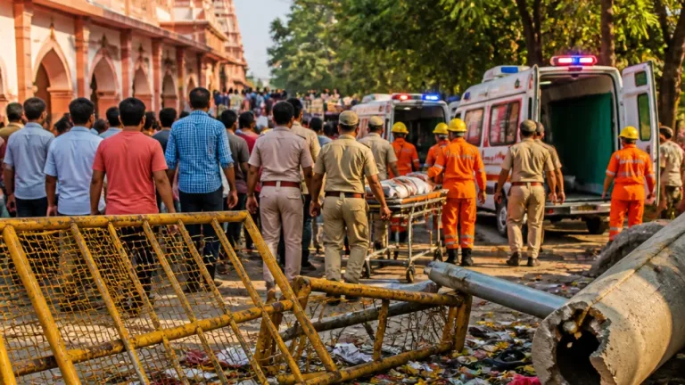 Seven dead, several injured as crowd surge triggers stampede-like incident at Ashokdham Temple in Lakhisarai
