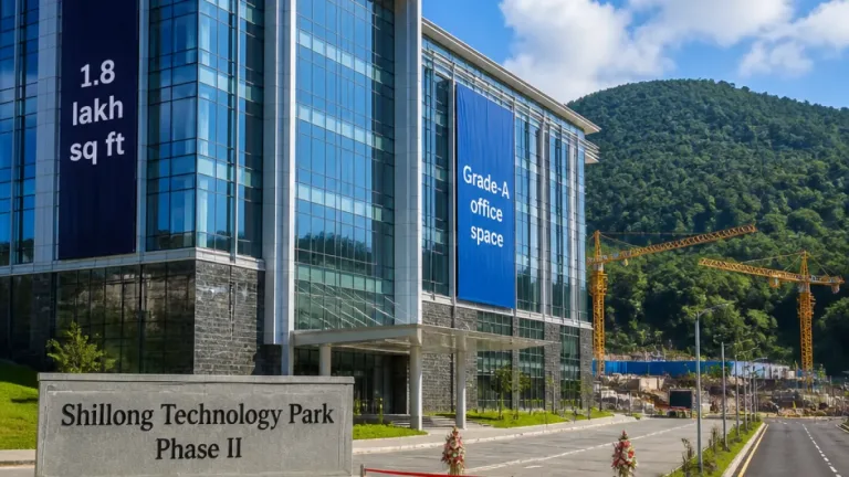 Shillong Tech Park Phase II inaugurated; 1.8 lakh sqft Grade-A space, ₹121 crore project