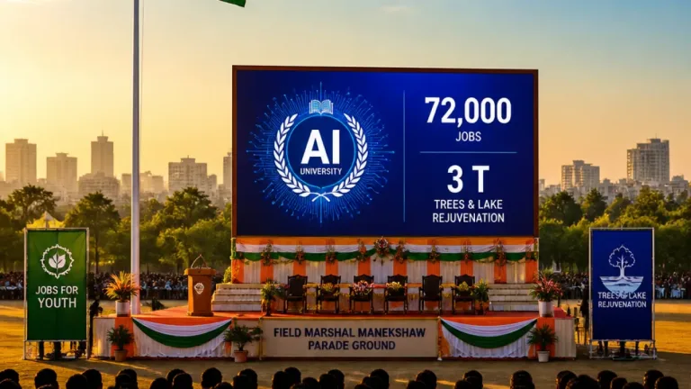 Shivakumar unveils plan for AI university, 72,000 govt posts and $3-trillion target by 2047