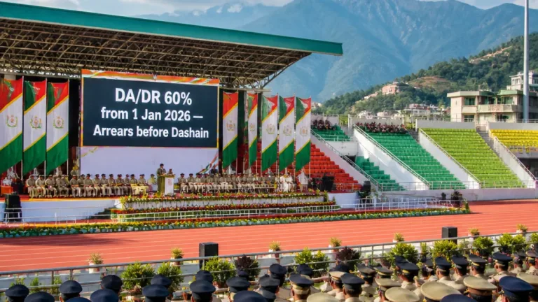Sikkim govt announces 2 percentage-point rise in DA, DR; arrears to be paid before Dashain