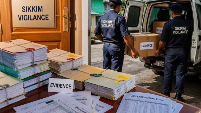 Sikkim Vigilance arrests fourth official in multi-crore GDZP salary scam; probe continues