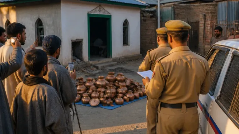 Spate of burglaries in Baramulla's Kandi area triggers panic; police recover copper items, make two arrests