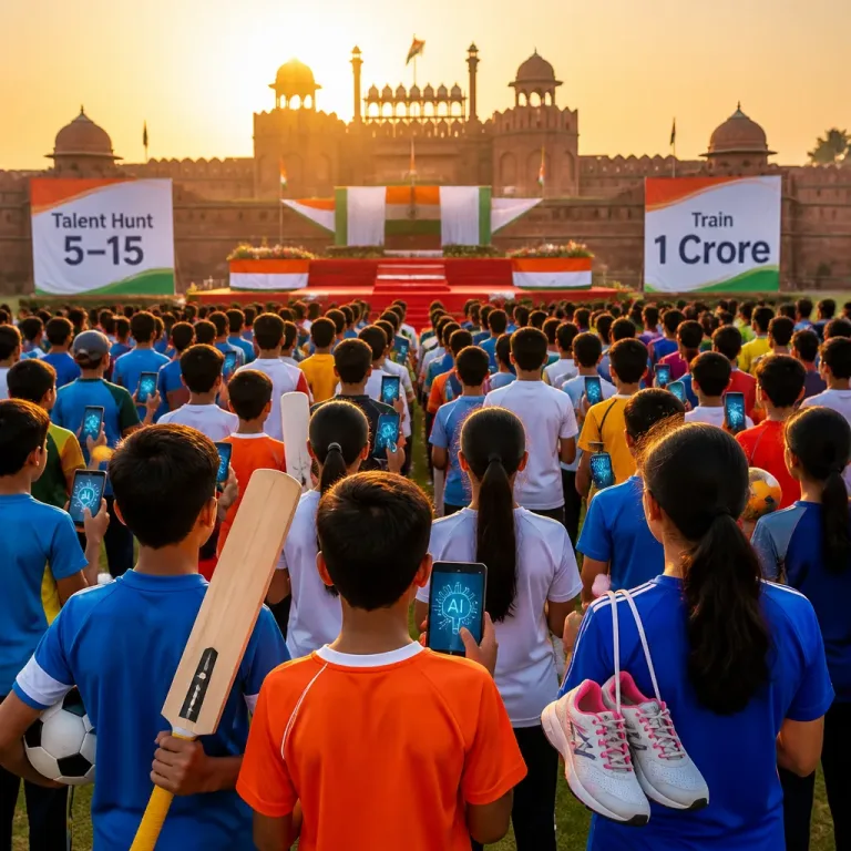 Modi places youth and sports at centre of India’s 2047 push; unveils talent-hunt, AI training target