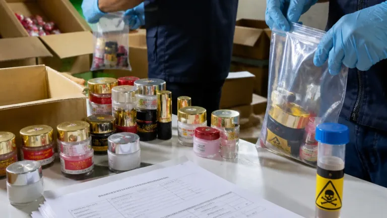 Spurious cosmetics containing extremely high mercury levels seized in Thiruvananthapuram
