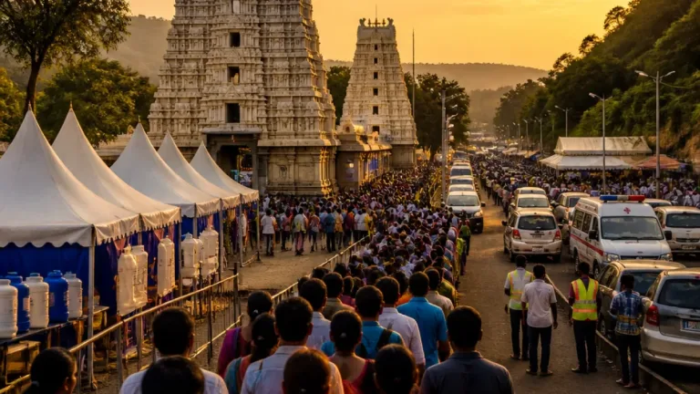 Sravana Masam at Srisailam begins; special services, suspensions and mass Varalakshmi Vratams announced
